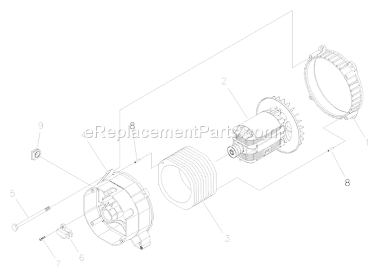 Page A Diagram and Parts List for 1653-3  Briggs and Stratton Generator